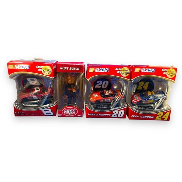 Other - NASCAR Set Collector's Dale Earnhardt Jr., Tony Stewart, Jeff Gordon Kurt Busch